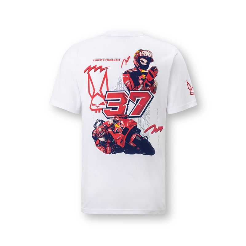 T-paita Red Bull Gas A. Fernandez valkoinen