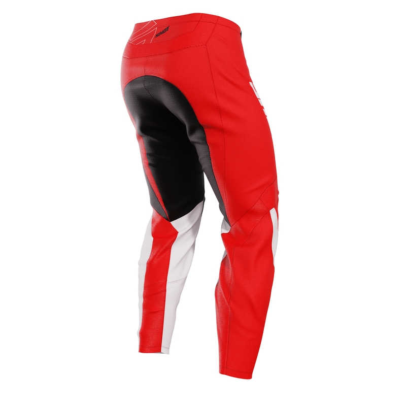 Lasten motocross housut Shot Draw Rush Punainen alennusmyynti