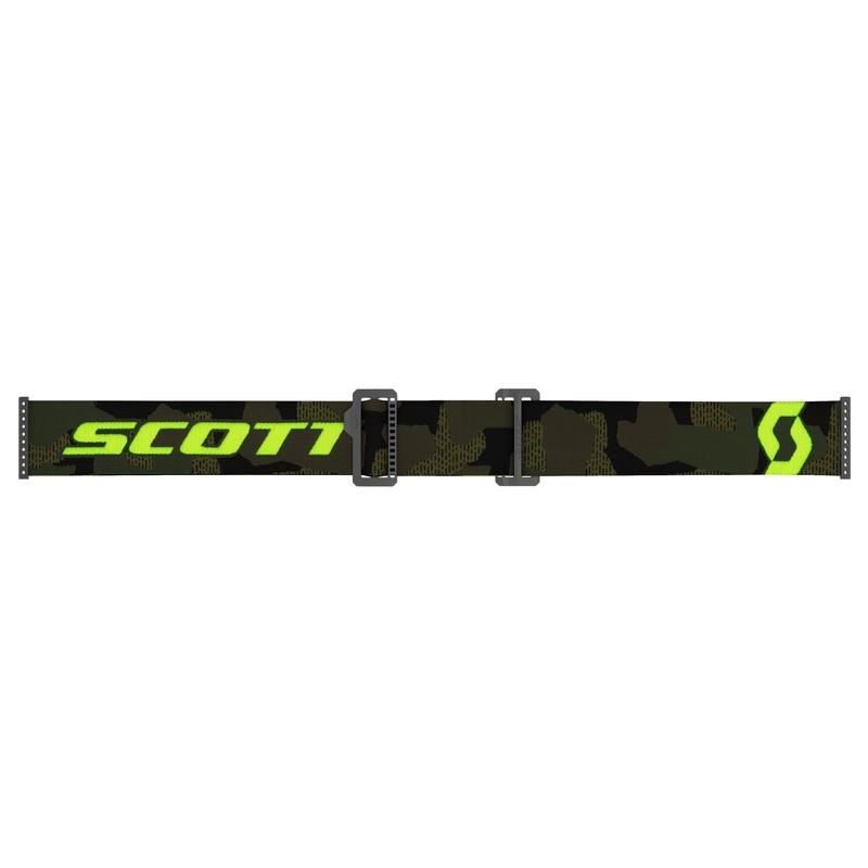 Motocross-silmälasit Scott Prospect LS khaki-fluo-keltainen-vaaleanharmaa