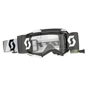 Scott Fury WFS Premium mustavalkoiset motocrosslasit