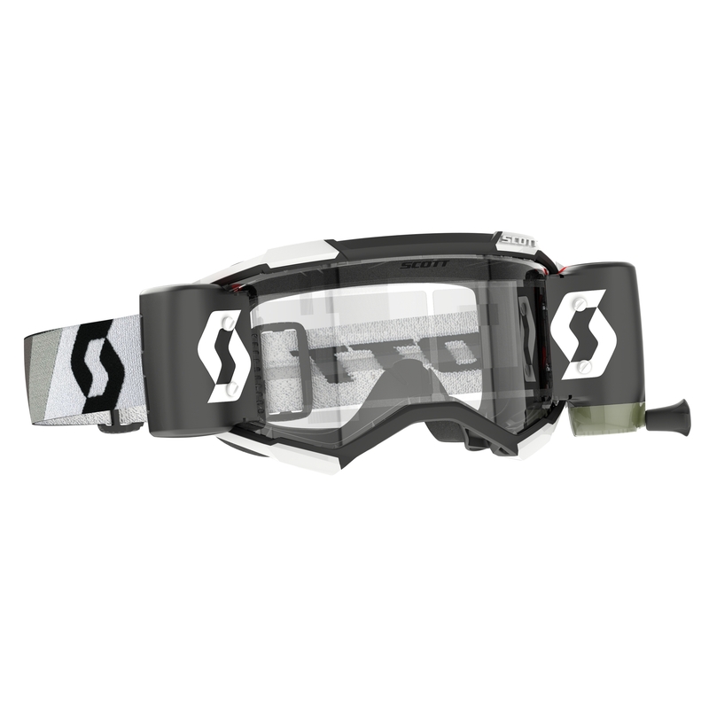 Scott Fury WFS Premium mustavalkoiset motocrosslasit