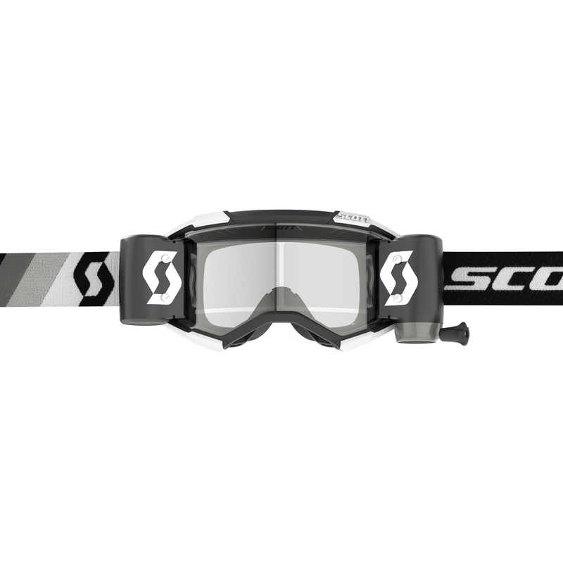 Scott Fury WFS Premium mustavalkoiset motocrosslasit