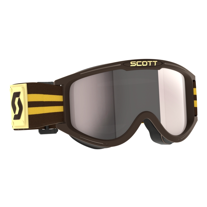 Motocross lasit SCOTT 89X Era ruskea-hopea