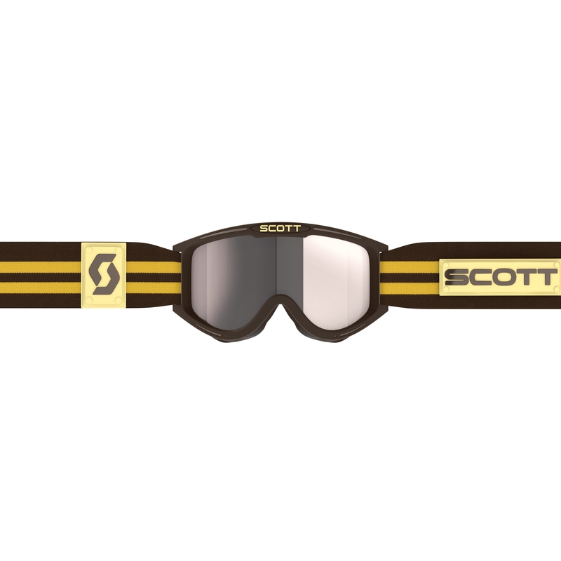 Motocross lasit SCOTT 89X Era ruskea-hopea