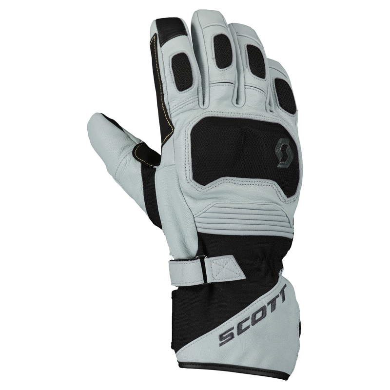 Moottoripyöräilykäsineet SCOTT PRIORITY PRO GTX musta-harmaa