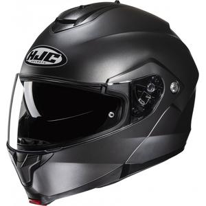 HJC C91N Solid semi-flat titaani flip-up moottoripyöräilykypärä