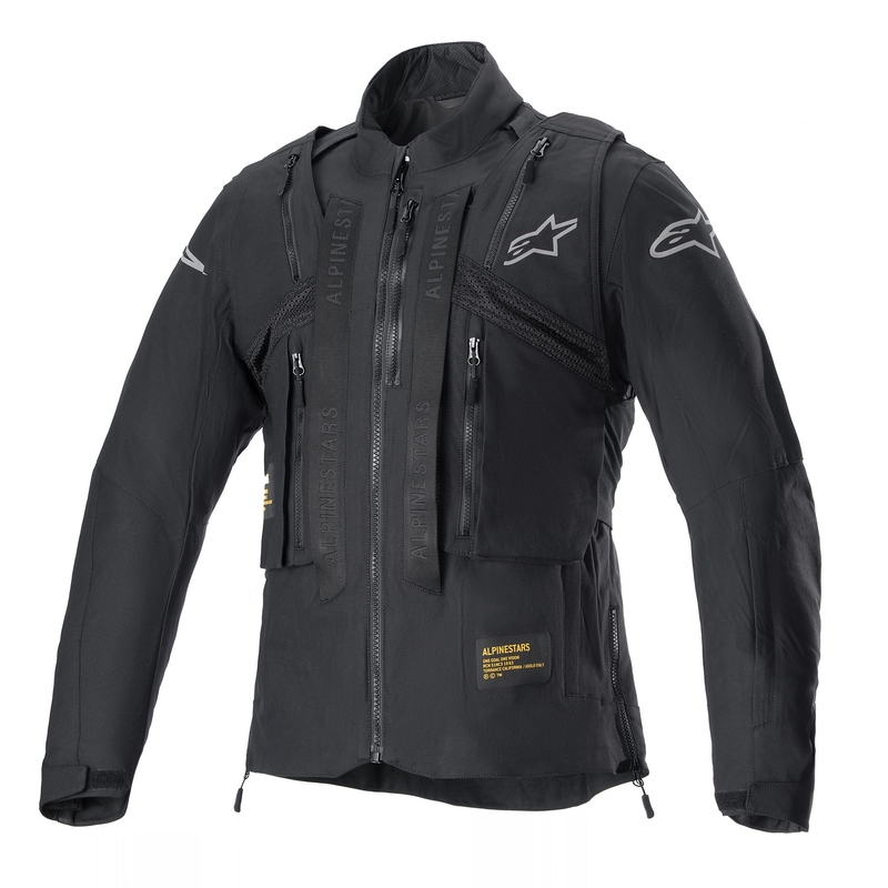 Alpinestars Techdura musta heijastava moottoripyörätakki