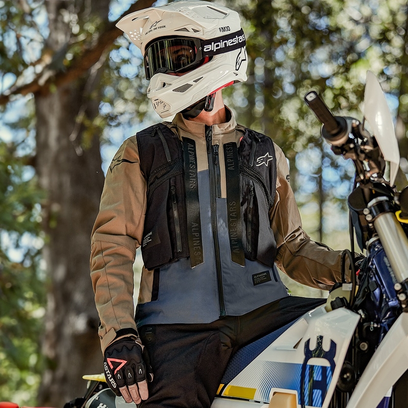 Alpinestars Techdura musta heijastava moottoripyörätakki