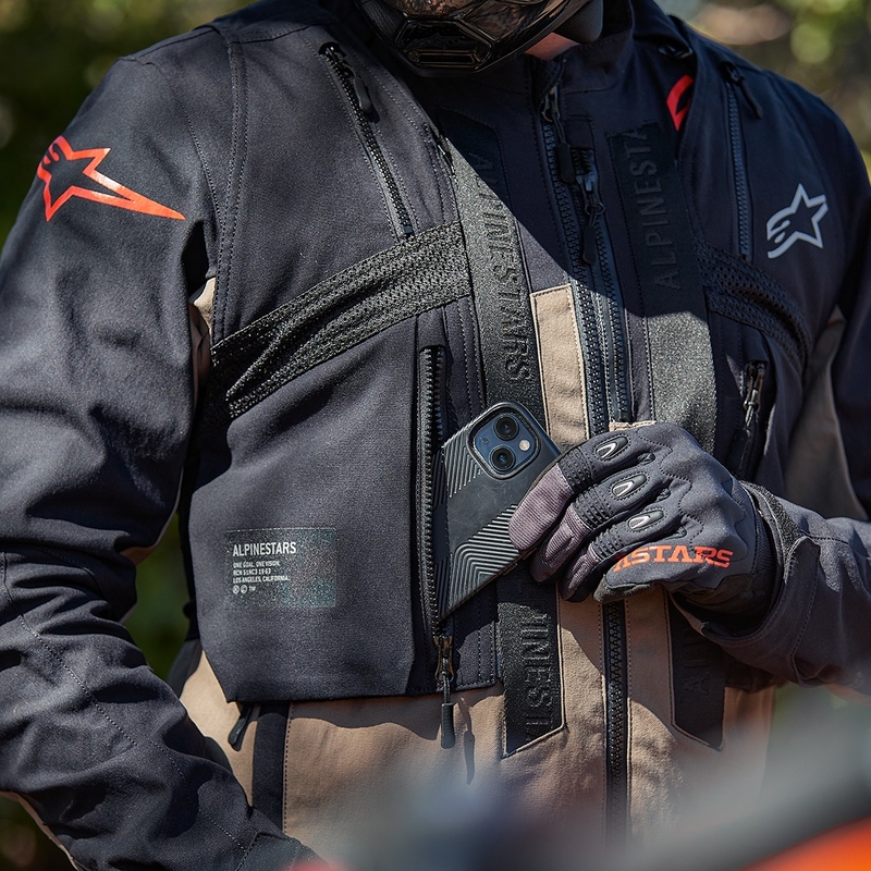 Alpinestars Techdura musta heijastava moottoripyörätakki