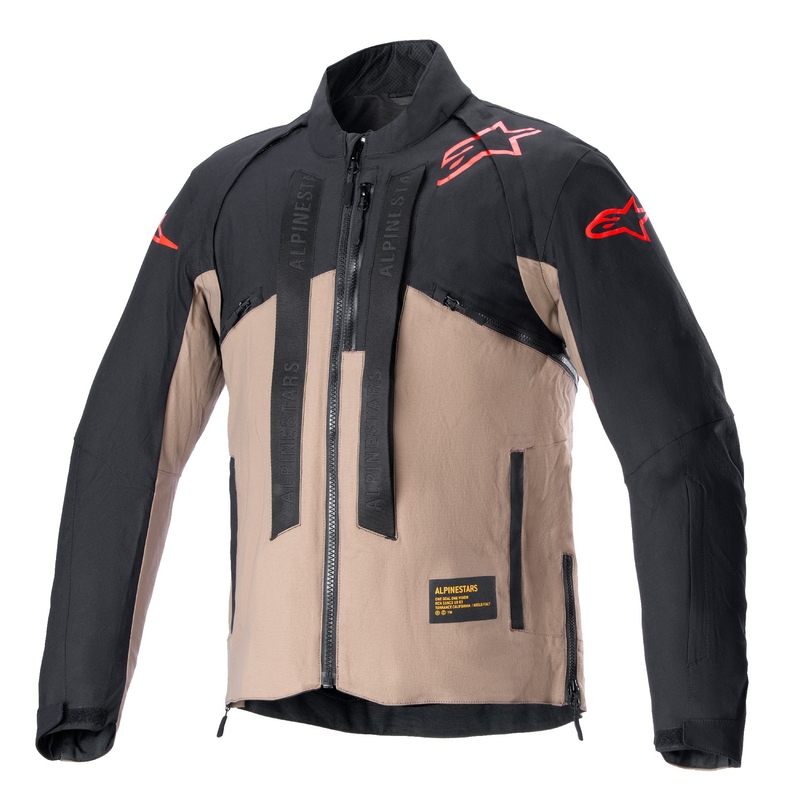 Alpinestars Techdura Musta ja ruskea Moottoripyöräily takki
