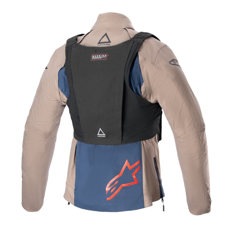 Alpinestars Techdura Musta-Bruskea-Tummansininen Moottoripyöräily takki