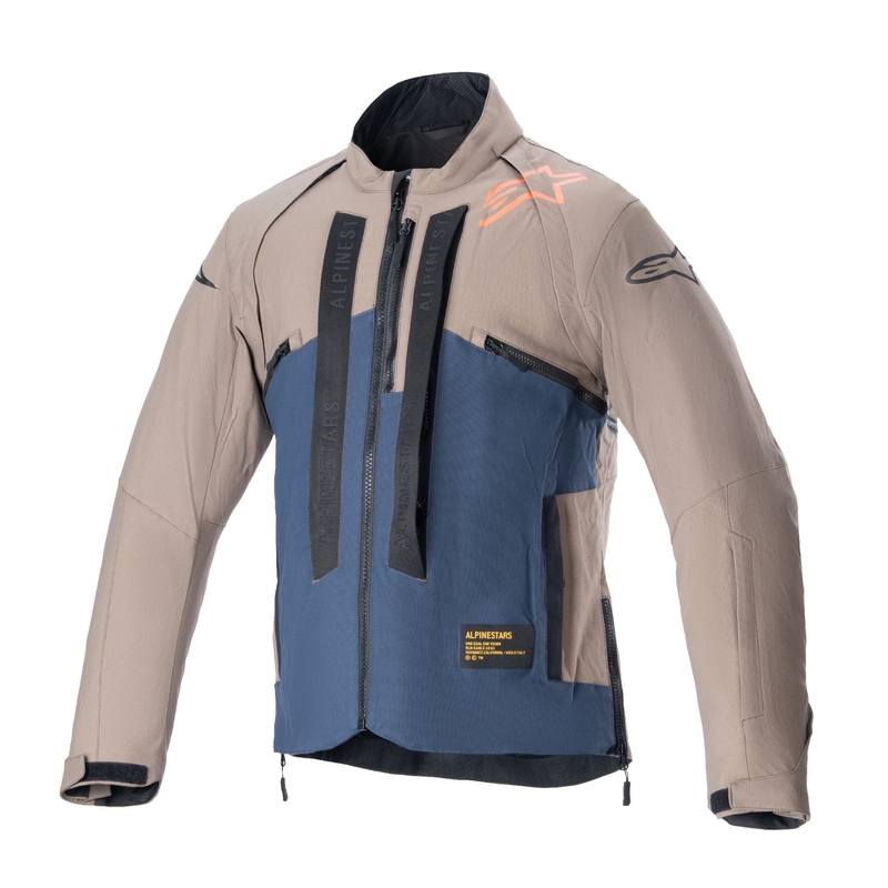 Alpinestars Techdura Musta-Bruskea-Tummansininen Moottoripyöräily takki