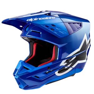 Alpinestars S-M5 Corp motocross kypärä sininen