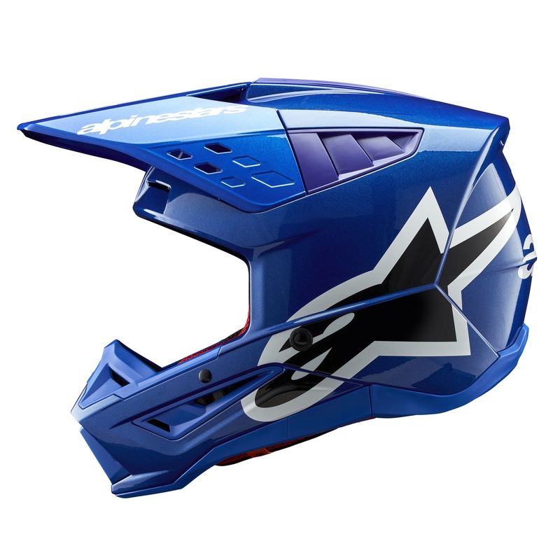 Alpinestars S-M5 Corp motocross kypärä sininen