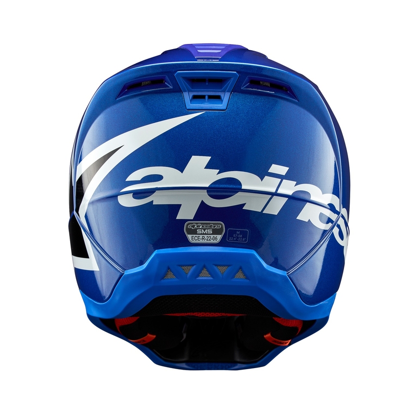 Alpinestars S-M5 Corp motocross kypärä sininen