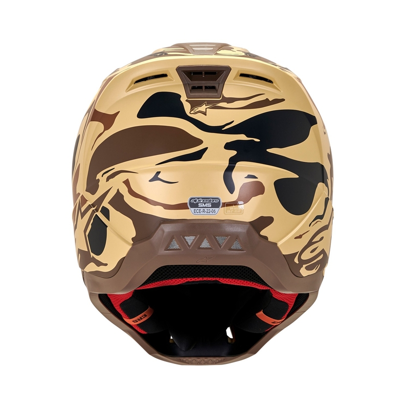 Alpinestars S-M5 Mineral motocross kypärä matta tummanruskea camo
