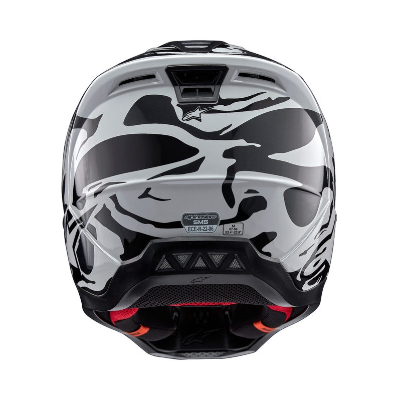 Alpinestars S-M5 Mineral harmaa camo motocross kypärä
