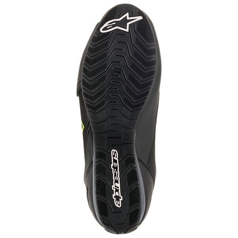 Alpinestars Faster-3 Drystar musta-harmaa-fluo-keltaiset moottoripyöräsaappaat