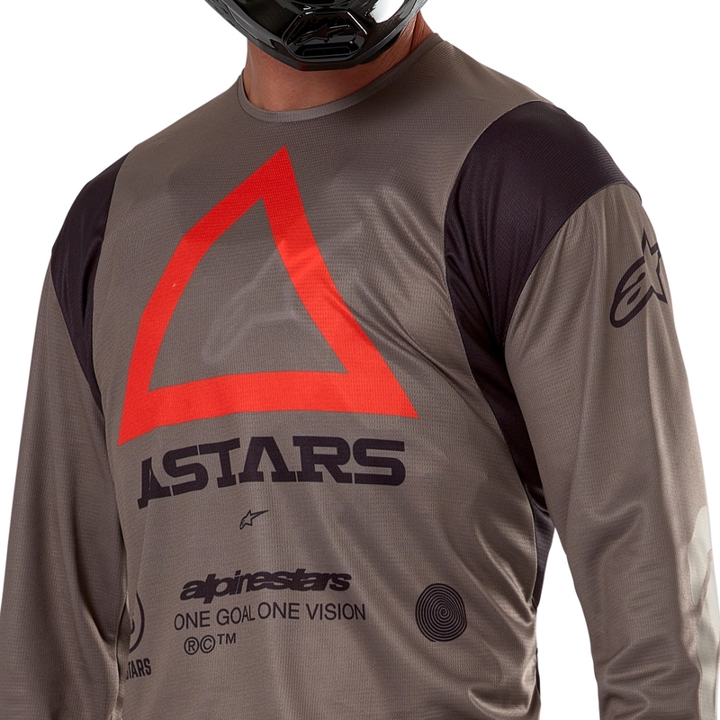Alpinestars Techdura motocross paita ruskea