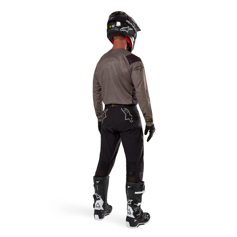 Alpinestars Techdura motocross paita ruskea