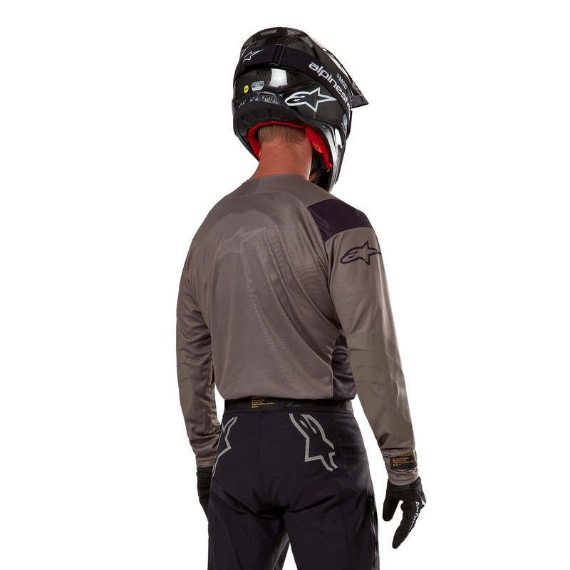Alpinestars Techdura motocross paita ruskea