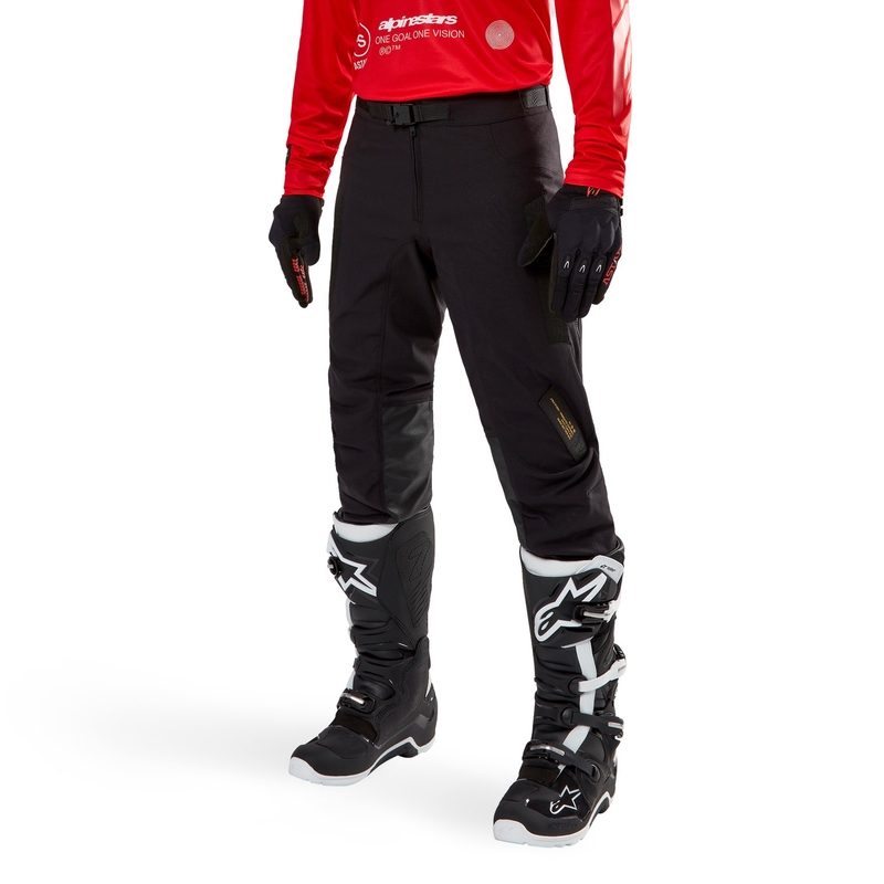 Alpinestars Techdura Motocross-housut Musta