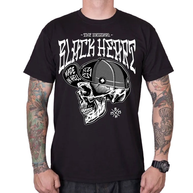 T-paita Black Heart Mad Mike musta