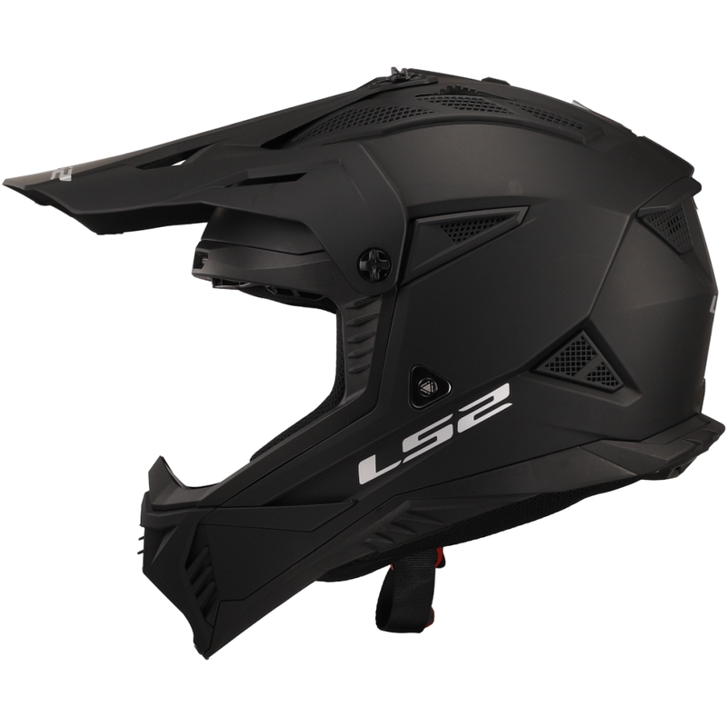 Motocross kypärä LS2 MX708 Fast II Solid Matta Musta