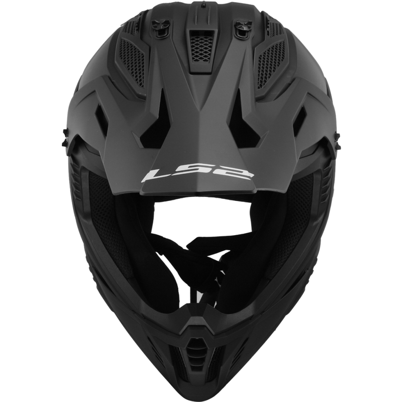 Motocross kypärä LS2 MX708 Fast II Solid Matta Musta