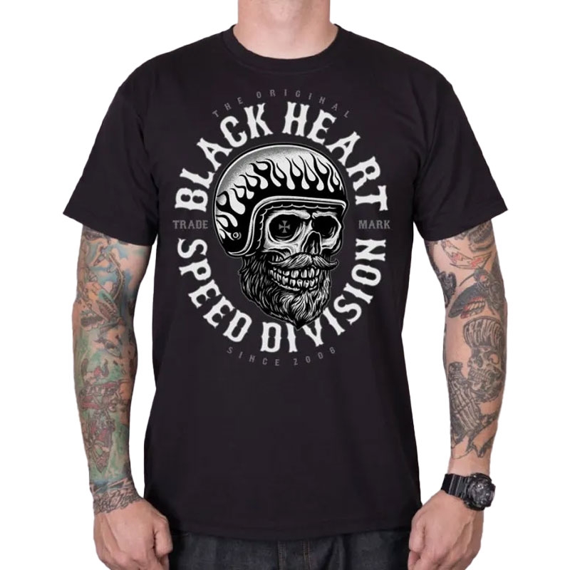 T-paita Black Heart Speed Division musta