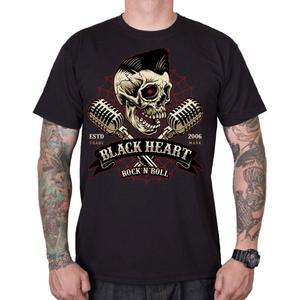 T-paita Black Heart Elwis musta