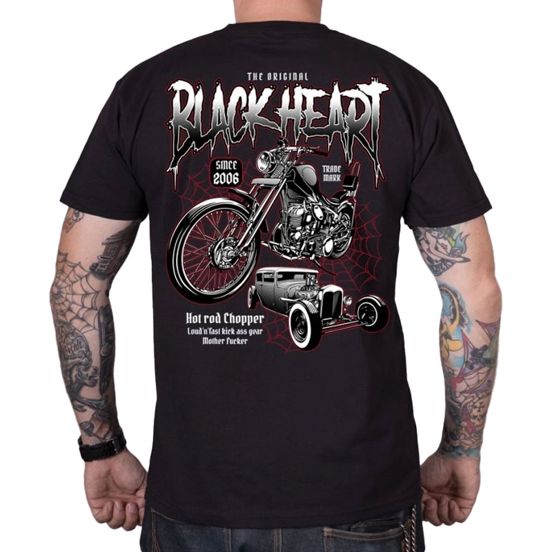 T-paita Black Heart Machines musta