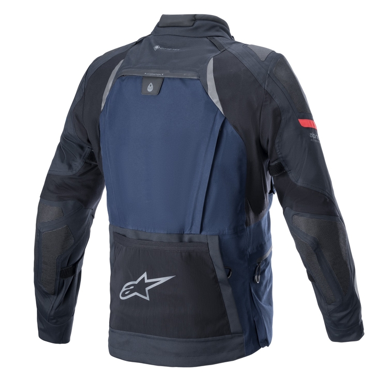 Alpinestars Boulder Gore-Tex tummansininen-musta Moottoripyöräily takki