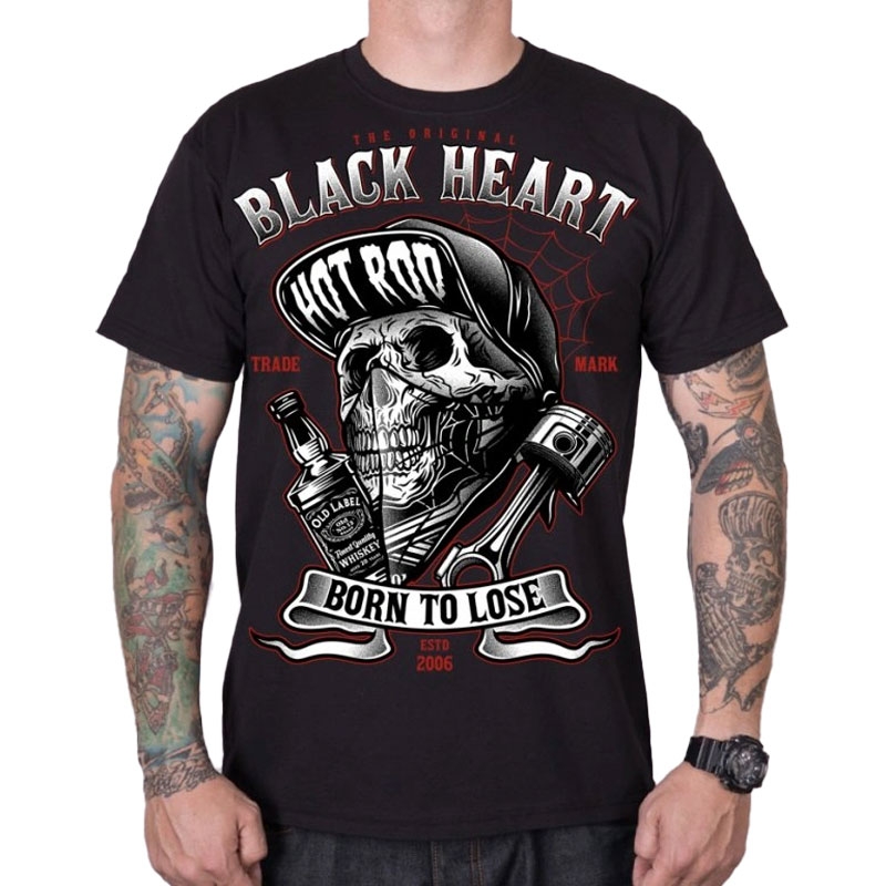 T-paita Black Heart Buddy musta