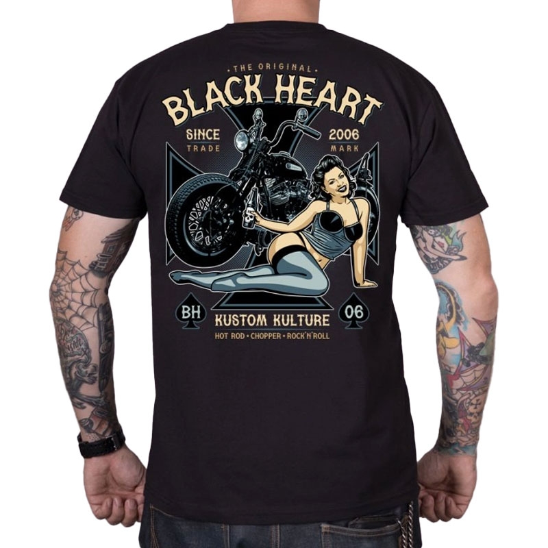 T-paita Black Heart Ava musta