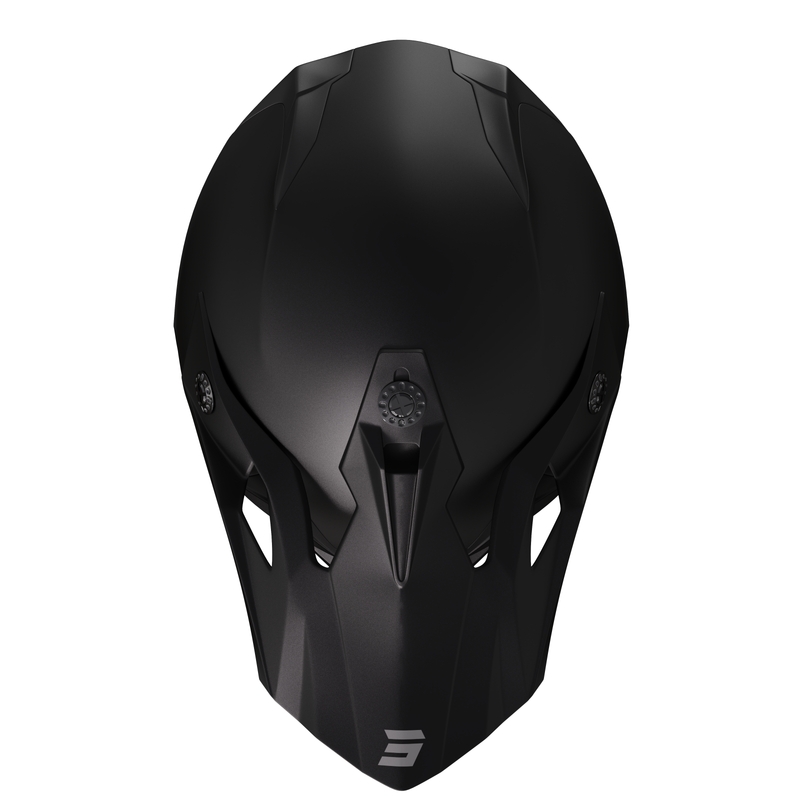 Lasten motocross kypärä Shot Pulse Kid 2.0 mattamusta