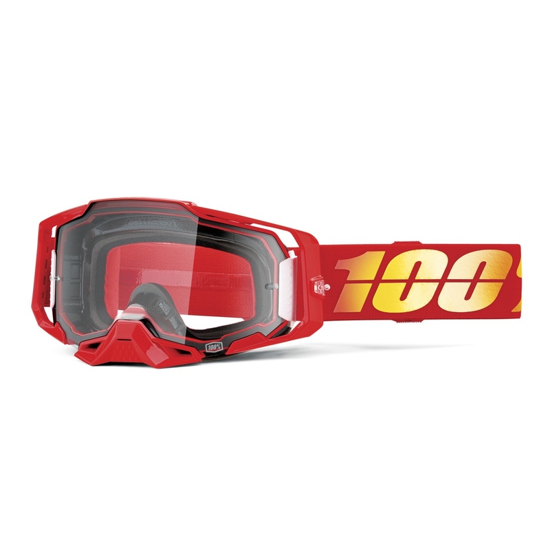 Motocross-lasit 100% ARMEGA Nuketown kirkas pleksi 100% ARMEGA Nuketown kirkas pleksi
