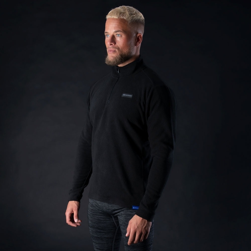 Termovložka do bundy Oxford Advanced Micro Fleece 1/2 Neck černá