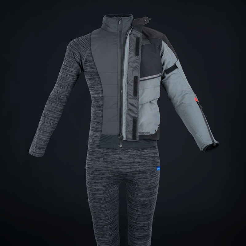 Termovložka do bundy Oxford Advanced Micro Fleece 1/2 Neck černá