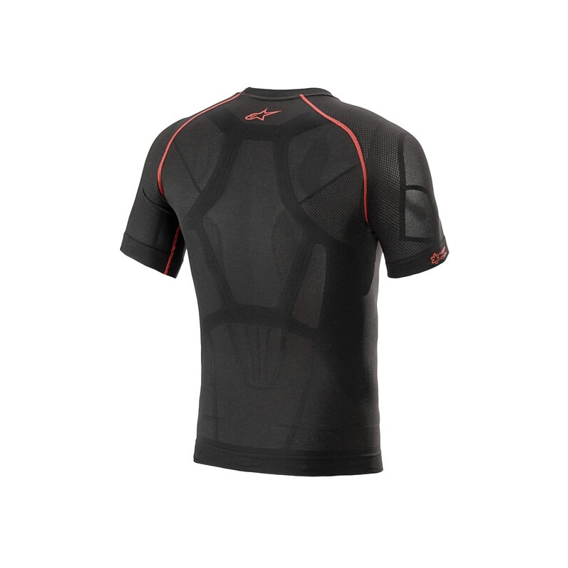 Alpinestars Ride Tech Summer lyhythihainen lämpöpaita musta ja punainen