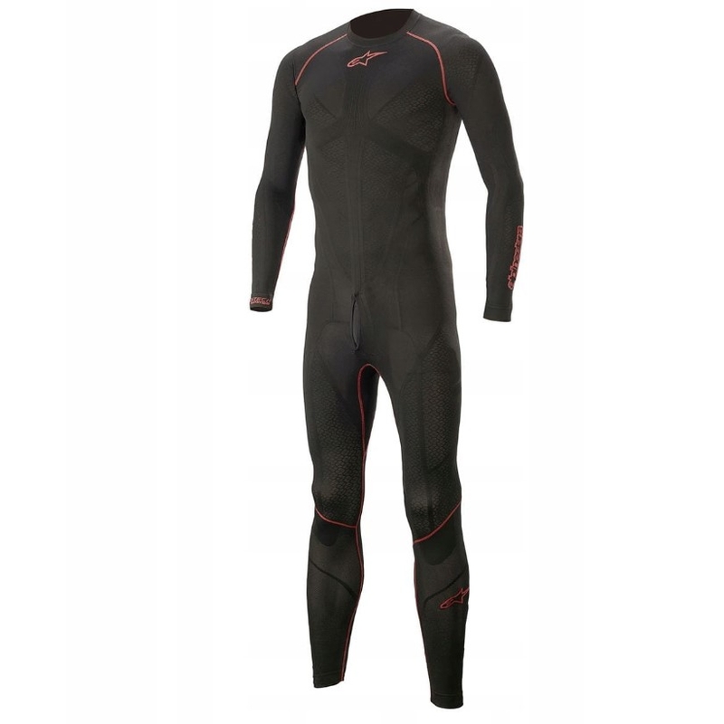 Alpinestars Ride Tech Lite 1 PC musta ja punainen lämpöpuku