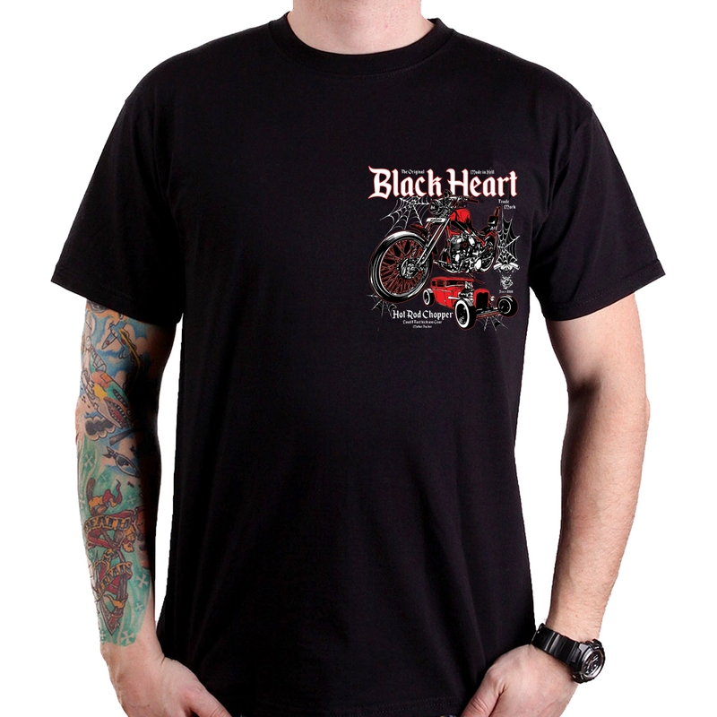 Pánské triko Black Heart Hot Rod Chopper výprodej