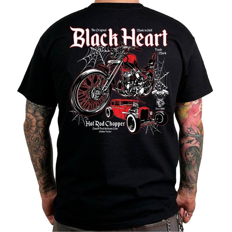 Pánské triko Black Heart Hot Rod Chopper výprodej