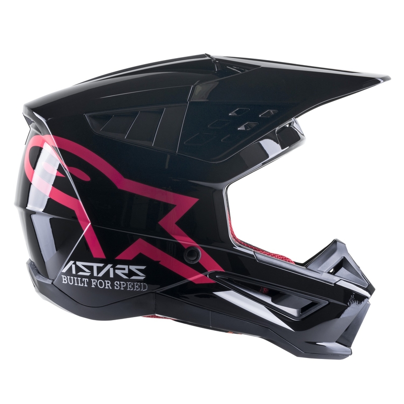 Motokrosová helma Alpinestars S-M5 Compass černo-růžová