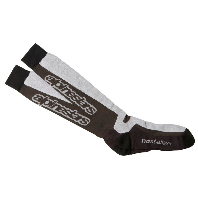 Alpinestars Termal Tech musta ja harmaa polvisukat