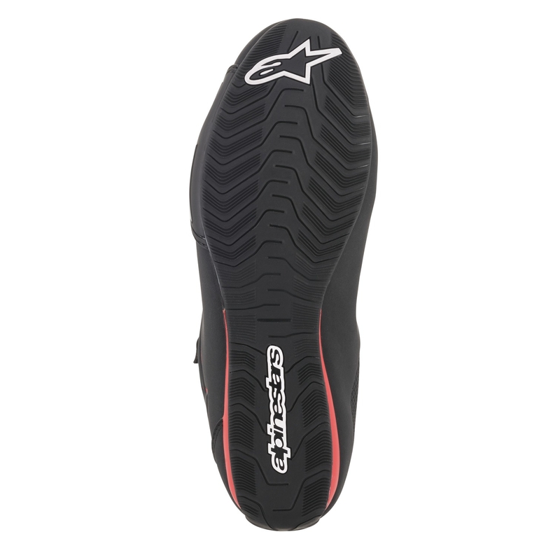 Alpinestars Sector Musta ja punainen moottoripyörä saappaat
