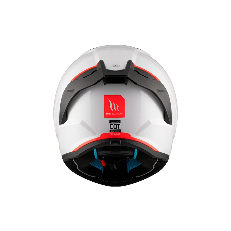 MT Stinger 2 Solid Gloss White Integral moottoripyöräilykypärä
