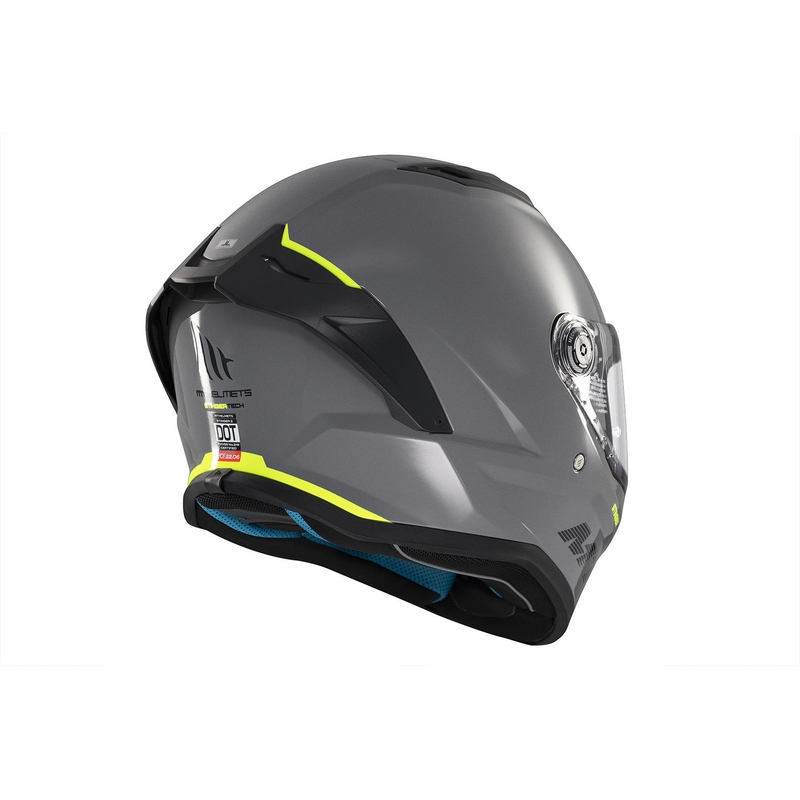 MT Stinger 2 Solid Gloss Grey Integral moottoripyöräilykypärä