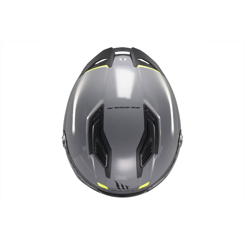 MT Stinger 2 Solid Gloss Grey Integral moottoripyöräilykypärä