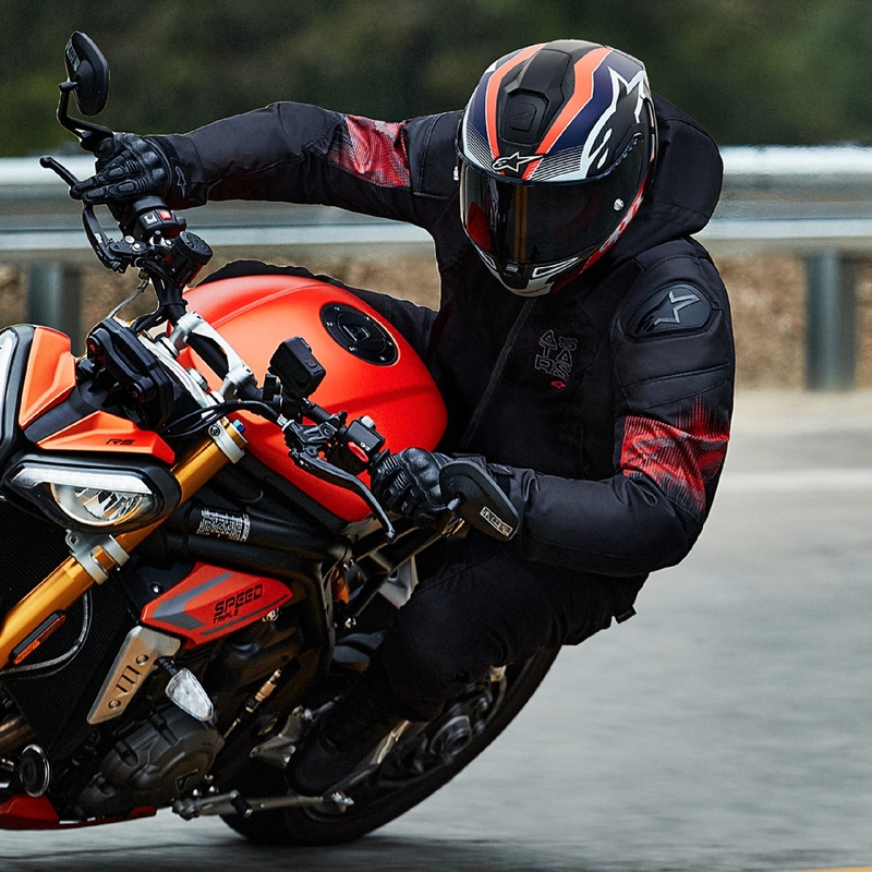 Alpinestars Zaca Air Venom Vedenpitävä Musta/Fluo Red Moottoripyöräily takki